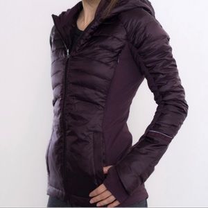 LULULEMON Purple Down For A Run Jacket II (Goose Down) Size 6